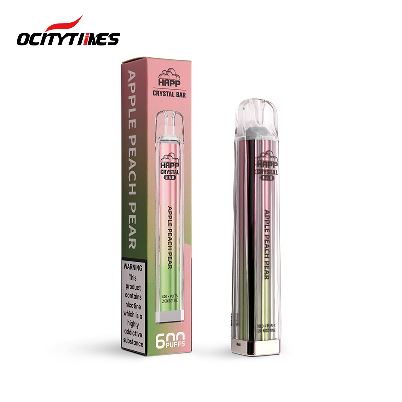 10 VORS MINI Elektronische Zigarette 600 Puffs Kristall Vape Stift