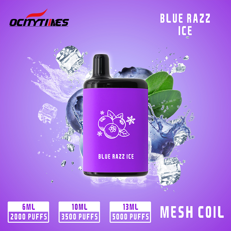 Blue Raz Mini-Pod-Vaporizer und Zigarette 2000 Puffs Vape Pen 