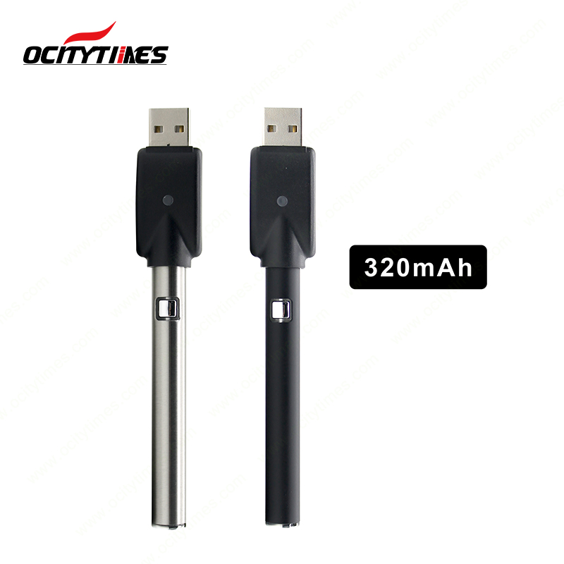 Schlanker Vorheizen 510 Vape -Batterie mit Taste