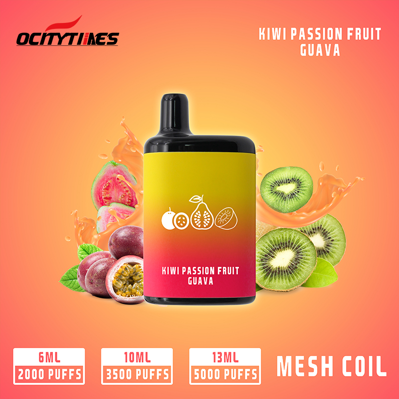 5000 Puffs Mesh Coil tragbares Vape Pen-Gerät und Zigarette 